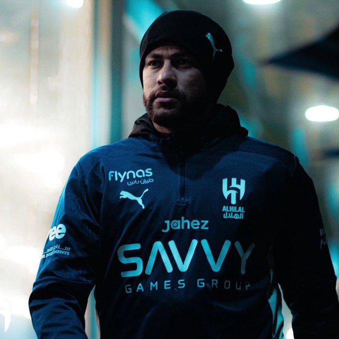 Neymar em ação pelo Al-Hilal