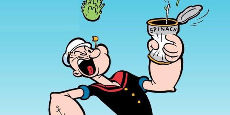 O famoso marinheiro Popeye, faminto por espinafre, caiu em domínio público em 2025.