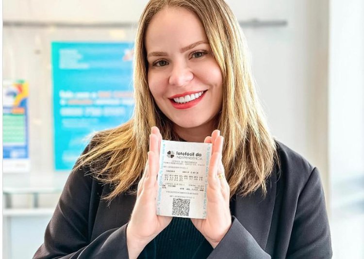 Paulinha Leite e o bilhete premiado