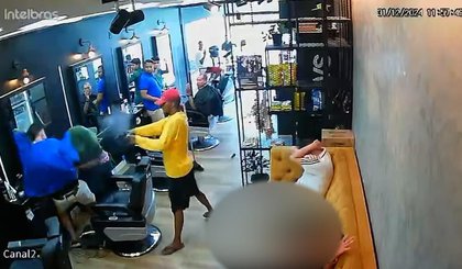 Policial Bruno Tavares foi baleado dentro de barbearia, em Timon (Foto: Reprodução/Redes sociais) Policial Bruno Tavares foi baleado dentro de barbearia, em Timon (Foto: Reprodução/Redes sociais)
