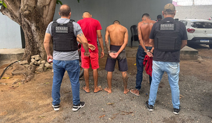 Preso com mandados em aberto, foragido da Penitenciária Irmão Guido. (Foto: Ascom/Denarc) Preso com mandados em aberto, foragido da Penitenciária Irmão Guido. (Foto: Ascom/Denarc)