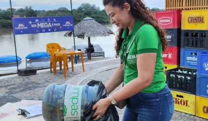 Projeto Ecotampas: Prefeitura de Floriano arrecada 55kg de tampinhas no primeiro recolhimento de 2025 (Foto: Divulgação / Prefeitura Municipal de Floriano)