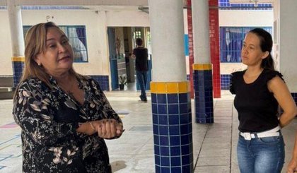 Secretária de Educação inspeciona estrutura de escolas rurais e urbanas (Foto: Divulgação / Prefeitura Municipal de Floriano)