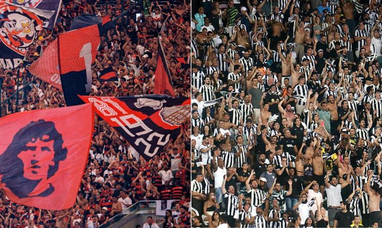 Torcidas de Flamengo e Botafogo