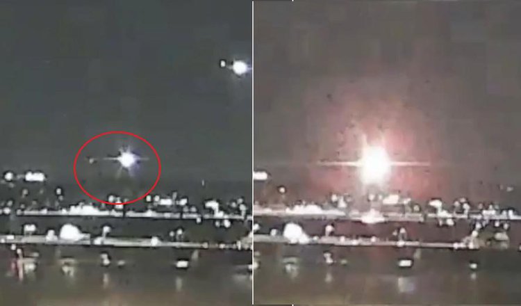 Veja o momento da colisão entre avião e helicóptero nos EUA