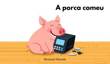 A porca comeu (Foto: Gerado por IA)