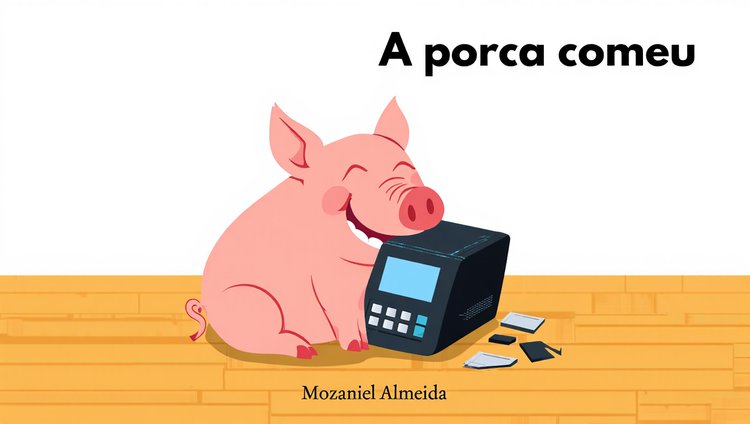 A porca comeu