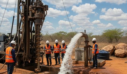 Águas do Piauí: 22 poços aumentam produção em $658$ mil L/h contra estiagem. (Foto: arquivo)