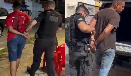 Condenado por roubo e suspeito de estelionato são presos em Teresina (Foto: Divulgação/Polícia Civil) Condenado por roubo e suspeito de estelionato são presos em Teresina (Foto: Divulgação/Polícia Civil)