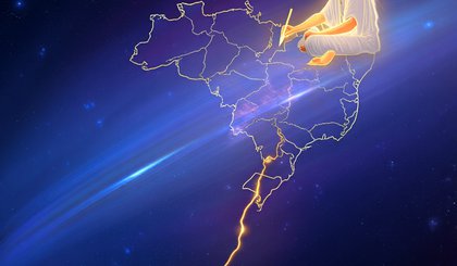 Deus, o poeta (Foto: Gerado por IA)