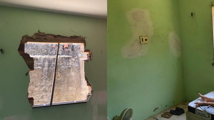 Idosa com câncer é resgatada de abandono em Teresina.