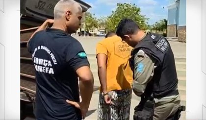 Integrante de facção é preso por atirar contra criança de seis anos. (Foto: Reprodução)