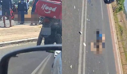 Motociclista morre após colidir com vaca em Teresina. (Foto: Reprodução) Motociclista morre após colidir com vaca em Teresina. (Foto: Reprodução)