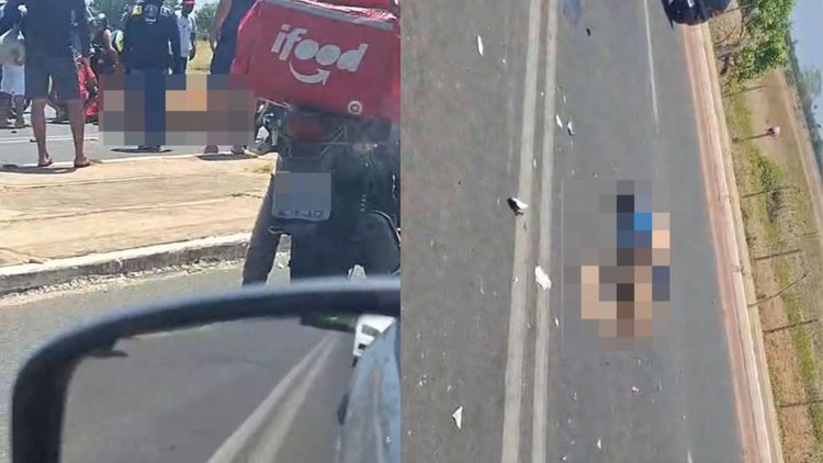 Motociclista morre após colidir com vaca em Teresina.