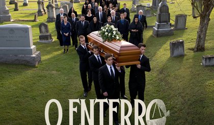 O enterro (Foto: Gerado por IA)