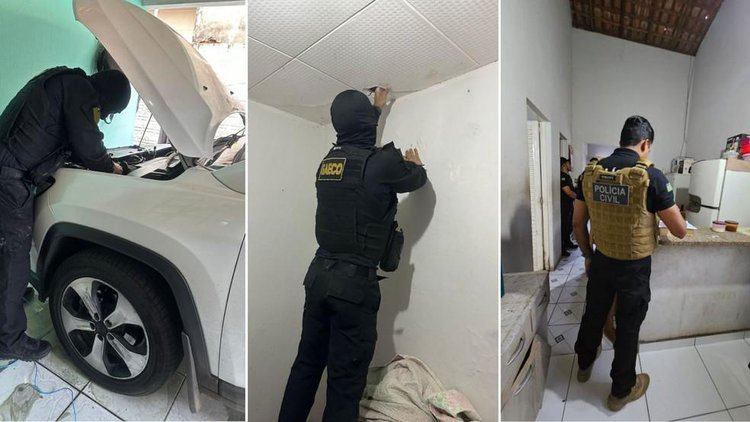 Operação prende suspeitos de tráfico de drogas, agiotagem e outros crimes.