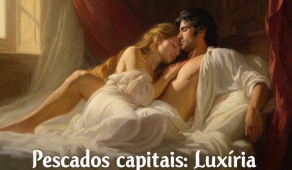 Pecados capitais - Luxuria. (Foto: Gerado por IA)