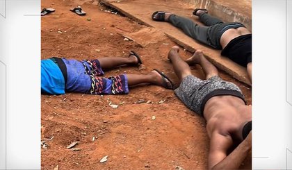 Polícia impede tribunal do crime em Picos. (Foto: Divulgação/PMPI)