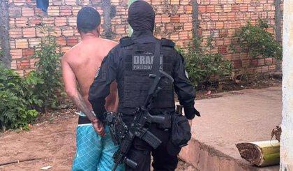 Suspeitos de aliciar jovens para facção são presos no Piauí. (Foto: Divulgação/SSP-PI) Suspeitos de aliciar jovens para facção são presos no Piauí. (Foto: Divulgação/SSP-PI)