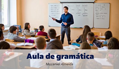 Aula de gramática (Foto: Gerado por IA)