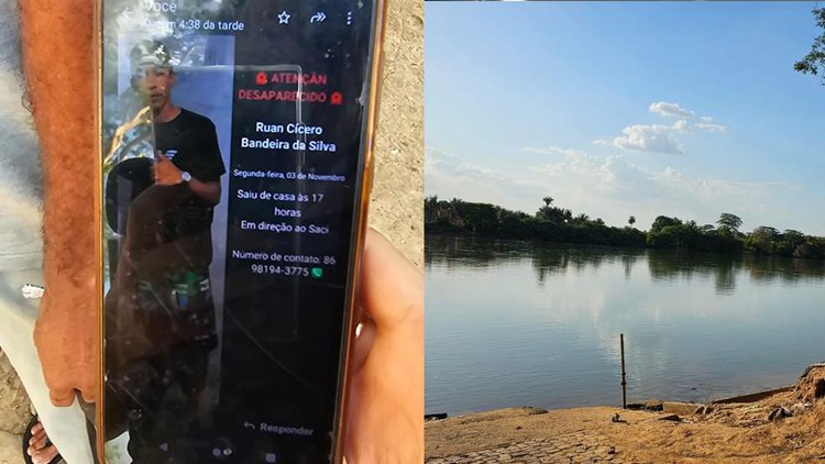 Corpo de jovem desaparecido é encontrado no Rio Parnaíba em Teresina