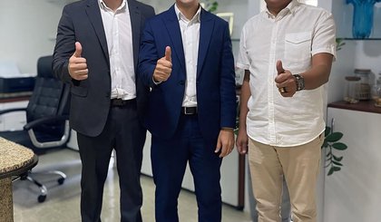 Eneas Maia e Dep Federal Franciisco Costa em Teresina 3 meses atrás (Foto: Instagram Antônio Reis)