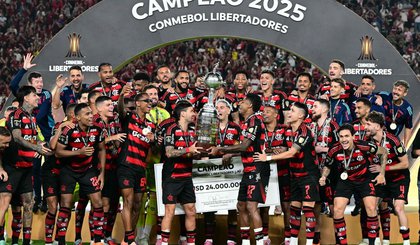 Flamengo vence o Palmeiras, é tetra da Libertadores e segue firme rumo ao Brasileirão (Foto: Reprodução)