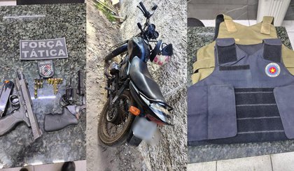 Homem é detido após roubo e perseguição policial em Teresina. (Foto: Reprodução)