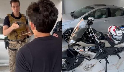 Influenciador alvo de operação tem bens de luxo apreendidos. (Foto: Divulgação/SSP-PI)
