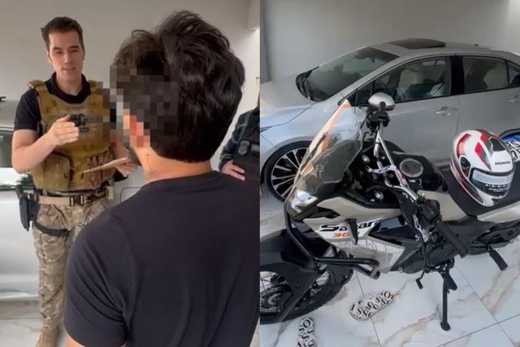 Influenciador alvo de operação tem bens de luxo apreendidos.