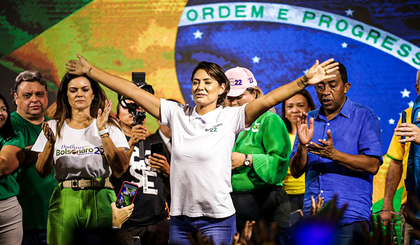 Michelle Bolsonaro diz que Jair é o único nome da direita para 2026 e critica STF (Foto: Reprodução) Michelle Bolsonaro diz que Jair é o único nome da direita para 2026 e critica STF (Foto: Reprodução)