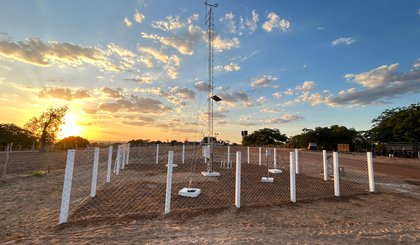 Piauí instala a primeira estação agrometeorológica para monitoramento climático. (Foto: Ascom Semarh) Piauí instala a primeira estação agrometeorológica para monitoramento climático. (Foto: Ascom Semarh)