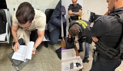 Polícia realiza buscas em empresários suspeitos de lavagem de dinheiro. (Foto: Divulgação/SSP-PI) Polícia realiza buscas em empresários suspeitos de lavagem de dinheiro. (Foto: Divulgação/SSP-PI)