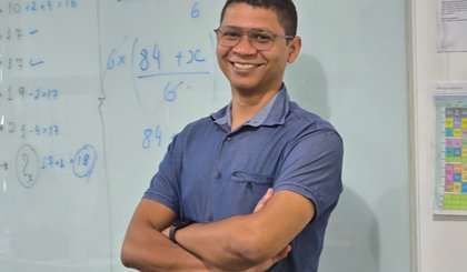 Professor de Batalha conquista medalha de ouro na Olimpíada Brasileira de Matemática. (Foto: Ascom Seduc)