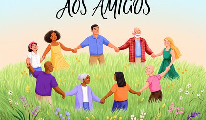 Sos amigos (Foto: Gerado por IA)