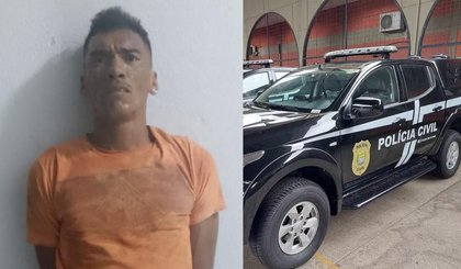 Suspeito de estuprar idosa é preso em Teresina. (Foto: Reprodução)