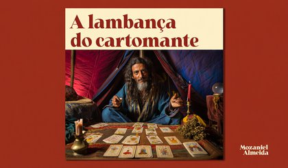 A lambança do cartomante (Foto: Gerado por IA)