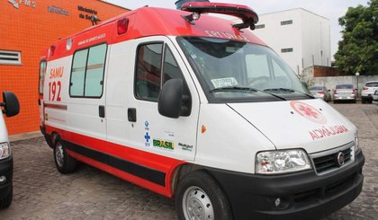 Ambulância do Samu de Teresina, que fez socorro ao paciente. (Foto: Divulgação/Samu Teresina) Ambulância do Samu de Teresina, que fez socorro ao paciente. (Foto: Divulgação/Samu Teresina)