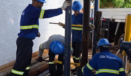 Concessionária destaca avanços no saneamento e desafios com vandalismo em Picos (Foto: Divulgação/Acom) Concessionária destaca avanços no saneamento e desafios com vandalismo em Picos (Foto: Divulgação/Acom)