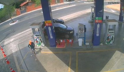 Criminosos roubam posto de combustíveis em Teresina. (Foto: Reprodução)