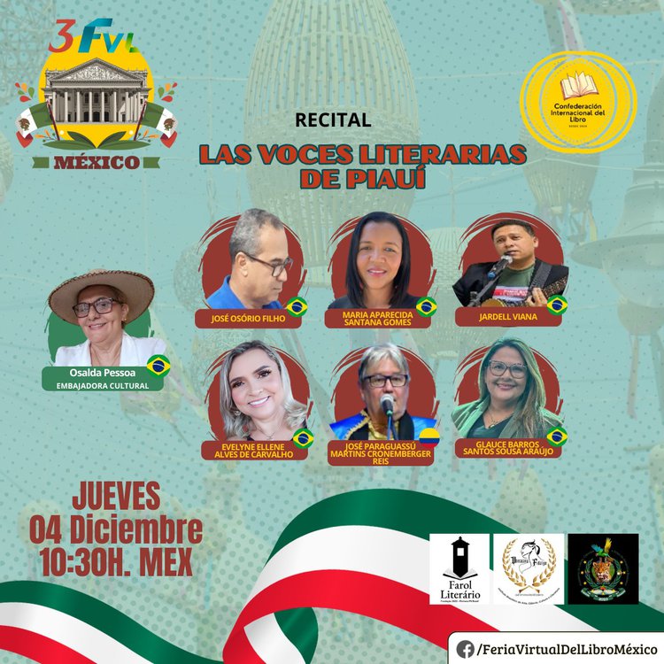 Feira virtual do livro no México.