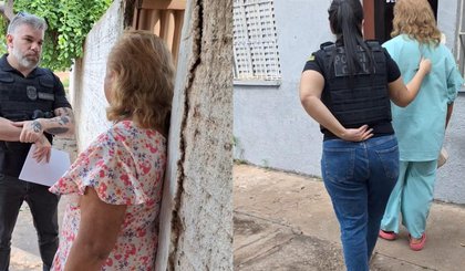 Idosa é presa por estelionato após simular doença de ex-namorado. (Foto: Divulgação/Polícia Civil)