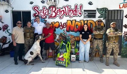 Instituições de proteção animal recebem mais de meia tonelada de ração em ação da SSP-PI. (Foto: Ascom SSP) Instituições de proteção animal recebem mais de meia tonelada de ração em ação da SSP-PI. (Foto: Ascom SSP)