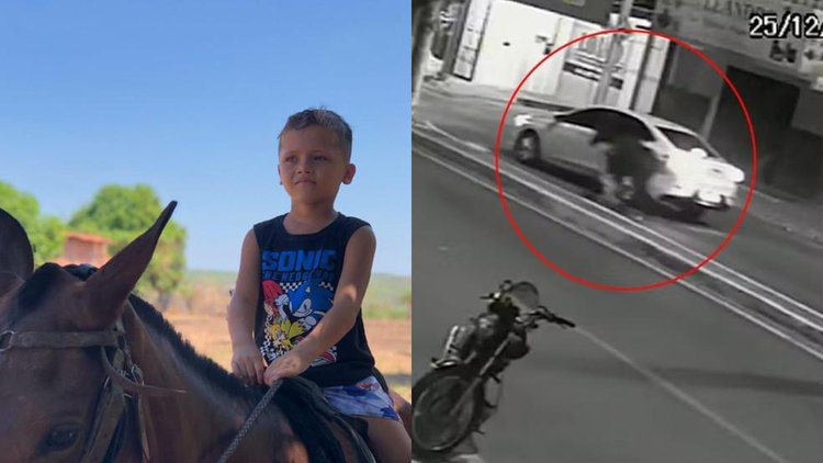 Menino arrastado por cavalo no Piauí segue internado.
