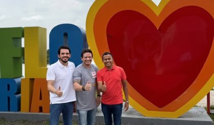 O deputado estadual Marcus Kalume, deputado federal Dr Francisco e vereador Carlos Eduardo (Foto: Instagram Dr Francisco Costa) O deputado estadual Marcus Kalume, deputado federal Dr Francisco e vereador Carlos Eduardo (Foto: Instagram Dr Francisco Costa)
