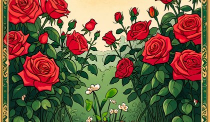O esterco e a rosa (Foto: Gerado por IA)