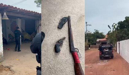 Operação integrada prende três pessoas e apreende drogas e armas no litoral do Piauí (Foto: Reprodução) Operação integrada prende três pessoas e apreende drogas e armas no litoral do Piauí (Foto: Reprodução)