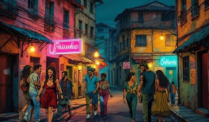 Os velhos cabarés da Paissandu (Foto: Gerado por IA)