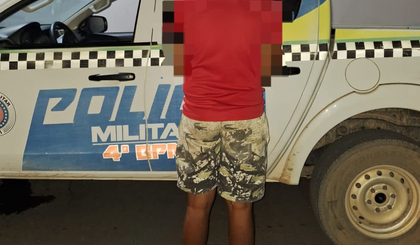 PM resgata adolescente e filho de cárcere privado em Pio IX (Foto: Reprodução)