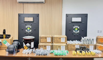 Polícia Penal do Piauí recebe investimentos de mais de R$ 2 milhões em equipamentos e armamentos (Foto: Ascom Sejus) Polícia Penal do Piauí recebe investimentos de mais de R$ 2 milhões em equipamentos e armamentos (Foto: Ascom Sejus)